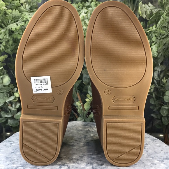 American Eagle by Payless Zuri Star Cognac Zip Booties Girls 3M🌟NWT&NIB🌟 - Picture 8 of 11